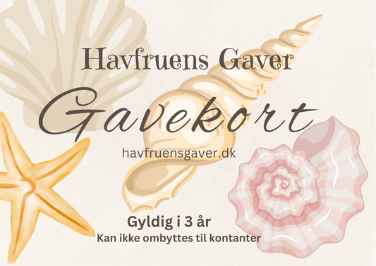 Gavekort – Havfruens Gaver